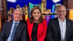 Los tres congresistas cubanoamericanos por Florida Carlos Giménez, María Elvira Salazar y Mario Díaz-Balart. (Foto: X/Carlos Gimenez)